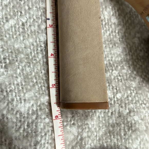 Gianni Bini x Venita Aspen Sienna Taupe Suede Platform Dress Sandals - Picture 11 of 14